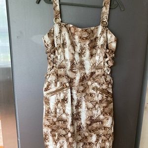 Animal print dress